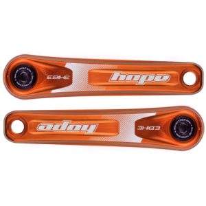 Hope E-Bike Cranks - Orange / 165mm