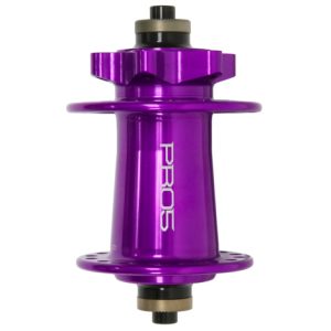 Hope Pro 5 6-Bolt Front Hub - Quick Release - Purple / Quick Release / 6 Bolt / 32H
