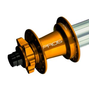 Hope Pro 5 6-Bolt Rear Hub - Quick Release - Orange / Quick Release / Shimano MS12 / 6 Bolt / 12 Speed / 32H