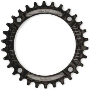 Hope Retainer Ring Single Chainring - Black / 32 / 4 Arm, 104mm