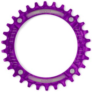 Hope Retainer Ring Single Chainring - Purple / 34 / 4 Arm, 104mm