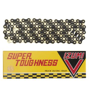 Izumi Super-Tough V-Chain Racing 1/8 Track Chain - Gold / Black / 1/8 Track Chain