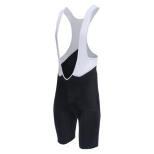 Merlin Wear Sport Cycling Bib Shorts - Black / White / 2XLarge