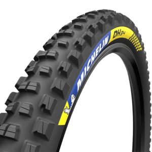 Michelin DH 34 TLR Rigid Mountain Bike Tyre - 26" - Black / 26" / 2.4" / Wired