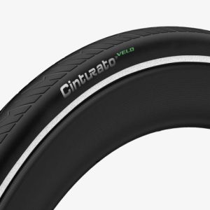 Pirelli Cinturato Velo TLR Folding Road Tyre - Black / Reflective / 700c / 32mm / Folding / Clincher