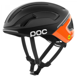 Poc | Omne Beacon Mips Helmet Men's | Size Large In Fluorescent Orange Avip/uranium Black Matt