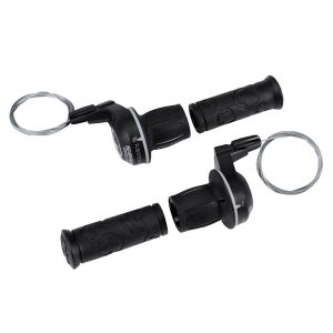 SRAM MRX Comp Grip Shifters (Black) (Pair) (3 x 8 Speed) (For Shimano Derailleurs) - 00.0000.200.645