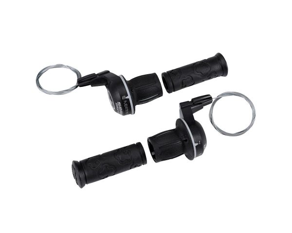 SRAM MRX Comp Grip Shifters (Black) (Pair) (3 x 8 Speed) (For Shimano Derailleurs) - 00.0000.200.645