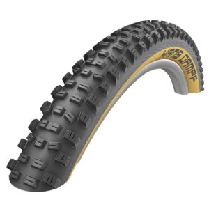 Schwalbe Hans Dampf TLE Addix Soft Evolution Super Trail Folding Tyre - 27.5" - Black / Classic (Tan Wall) / 27.5" / 2.6" / Addix Soft / Super Trail / Folding