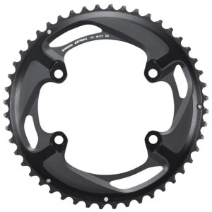 Shimano GRX FC-RX810-2 11 Speed Chainrings - Black / 48 / 11 Speed / Outer