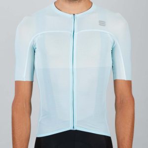 Sportful Bodyfit Pro Light Short Sleeve Cycling Jersey - Blue Sky / White / 2XLarge