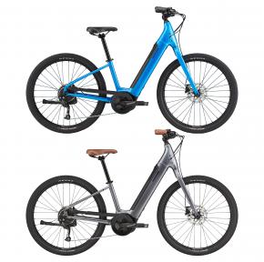 Cannondale Adventure Neo 4 27.5 Electric City Bike Small - Electric Blue