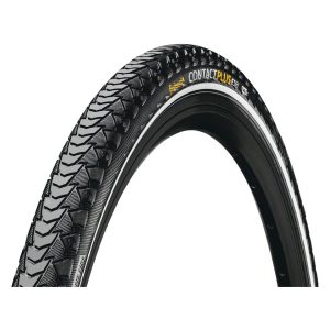 Continental Contact Plus Tire (Black/Reflex) (700c) (47mm) (Wire) (SafetyPlus) (E25) - 0101007