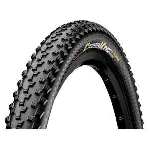 Continental Cross King Mountain Bike Tire (Black) (Wire Bead) (20") (2.0") (PureGri... - 01016870000