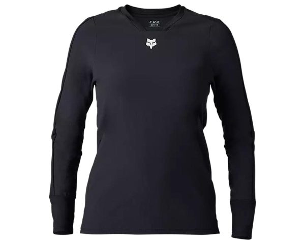 Fox Racing Women's Defend Thermal Long Sleeve Jersey (Black) (L) - 31131-001-L