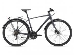 Giant Escape City Disc 3 Sports Hybrid Bike 2022 Medium - Metallic Black