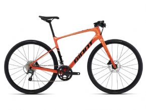 Giant Fastroad Advanced 2 Sports Hybrid Bike 2024 Small - Gloss Helios Orange/ Black