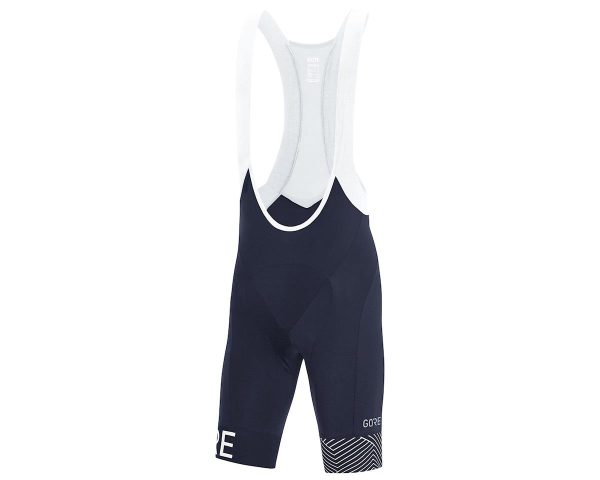 Gore Wear Men's C5 Opti Bib Shorts+ (Oribit Blue/White) (L) - 100162AU0106