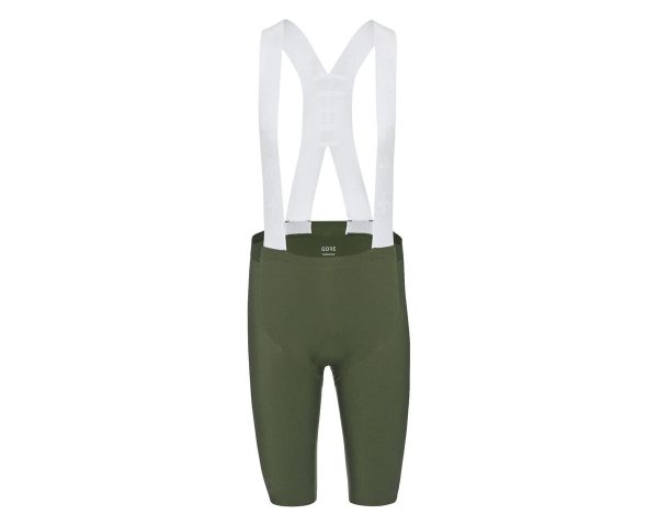 Gore Wear Men's Distance Bib Shorts + 2.0 (Green) (XL) - 100944-BH00-07