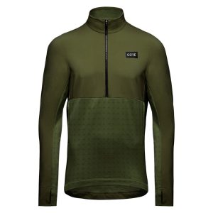 Gore Wear Men's Trail KPR Hybrid Long Sleeve Jersey (Utility Green) (L) - 100923BH0006