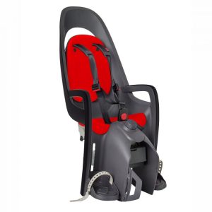 Hamax Caress Pannier Rack Child Bike Seat - Grey / Red