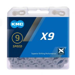 Kmc X9 Grey 114l 9 Speed Chain