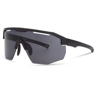 Madison Cipher Sunglasses - Matt Black Frame / Black Mirror Lens