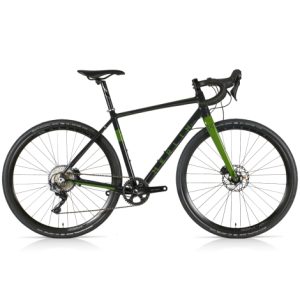 Merlin Malt G2X GRX Gravel Bike - 2024 - Gloss Black / Green / 47cm