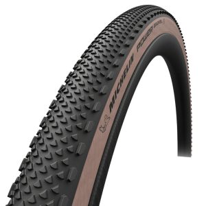 Michelin Power Gravel Tire (Tan Wall) (700c / 622 ISO) (35mm) (Tubeless) (Folding) (Magi-X) - 11423
