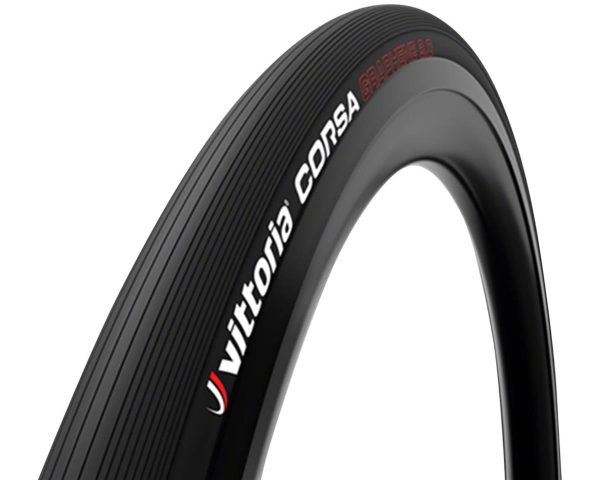 Vittoria Corsa Tubular Road Tire (Black) (700c) (30mm) (G2.0) - 11A00255