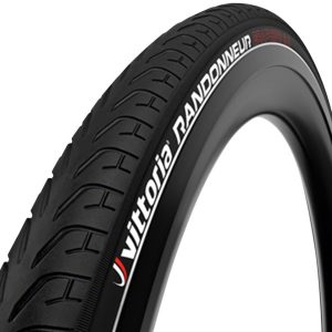 Vittoria Randonneur City Tire (Black/Reflective) (700c) (35mm) (Wire) - 111344B437111TG