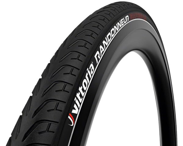 Vittoria Randonneur City Tire (Black/Reflective) (700c) (35mm) (Wire) - 111344B437111TG