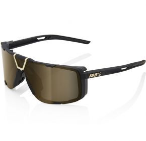 100% Eastcraft Sunglasses Soft Tact Black/Soft Gold Mirror Lens Soft Tact Black/Soft Gold Mirror Lens