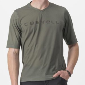 Castelli Trail Tech Tee 2 Short Sleeve Jersey - SS23 - Forest Grey / Small