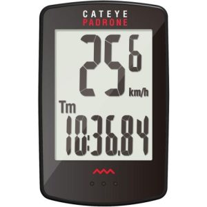 Cateye Padrone Large Screen Cycling Computer - Black