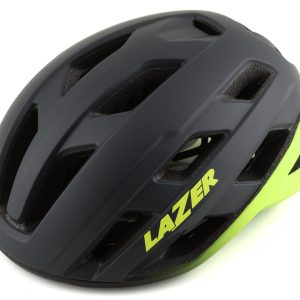 Lazer Strada Kineticore Helmet (Matte Grey/Flash Yellow) (L) - BLC2227891050