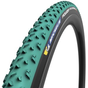 Michelin Power Cyclocross Mud TS TLR Clincher Tyre - 700c - Green / 700c / 33mm / Folding / Clincher