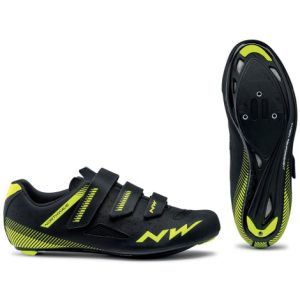 Northwave Core Road Shoes - Black / Yellow / EU45