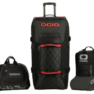 Ogio Rig T3 Pit Bag (Black/Red) w/Helmet & Boot Bag - OGI5919580OG