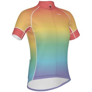 Primal Wear Women's Evo 2.0 Short Sleeve Jersey (Rainbow Roadie) (L) - RAROJ45WL