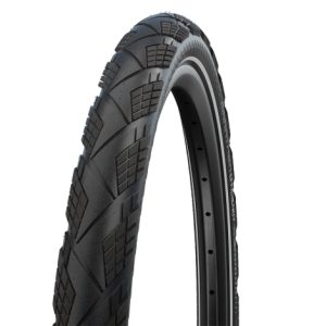 Schwalbe Marathon Efficiency Super Race V-Guard Folding Tyre - 700c - Black / Reflex / 700c / 38mm / Folding