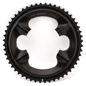 Shimano 105 FC-R7100 Chainring (Black) (2 x 12 Speed) (110mm BCD) (Outer) (52T) - Y0RS98070