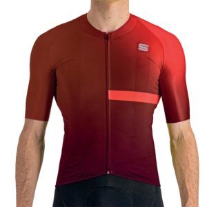 Sportful Bomber Short Sleeve Cycling Jersey - Chilli Red / Cayenna Red / 2XLarge