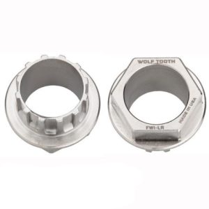 Wolf Tooth Pack Wrench Cassette Lock Ring Wrench Insert - Silver / Bottom Bracket Tools