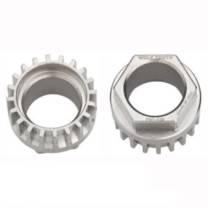 Wolf Tooth Pack Wrench Cinch and ISIS Spline Wrench Insert - Silver / Bottom Bracket Tools