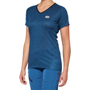 100% Airmatic Short-Sleeve Jersey - Women's Slate Blue, S