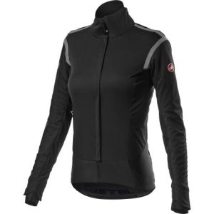 Castelli Alpha RoS 2 Women's Cycling Jacket - AW22 - Light Black / Black Reflex / Brilliant Pink / Small