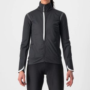 Castelli Alpha Ultimate Insulated Women Cycling Jacket - AW23 - Light Black / White / XSmall