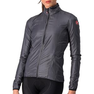Castelli Aria Women's Shell Jacket (Dark Grey) (L) - B20089030-4
