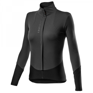 Castelli | Beta Women's Ros Jacket | Size Extra Small In Dark Gray/black